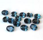 Natural London Blue Topaz 12×14 mm Oval Faceted Cut – AAA Quality London Blue Topaz Oval Faceted Cut 12x14mm