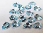 Natural Sky Blue Topaz 3×5 mm Pear Faceted Cut – AAA Quality Sky Blue Topaz Pear Faceted Cut 3x5mm