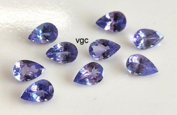 Natural Tanzanite 3×5 mm Pear Cut Faceted – AAA Quality Tanzanite Pear Faceted 3x5mm