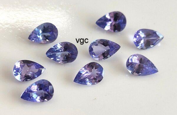Natural Tanzanite 3×5 mm Pear Cut Faceted – AAA Quality Tanzanite Pear Faceted 3x5mm