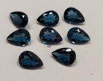 Natural London Blue Topaz 3×5 mm Pear Faceted Cut – AAA Quality London Blue Topaz Pear Faceted Cut 3x5mm