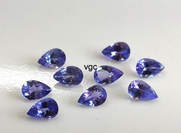 Natural Tanzanite 3×5 mm Pear Cut Faceted – AAA Quality Tanzanite Pear Faceted 3x5mm
