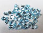 Natural Sky Blue Topaz 3×5 mm Pear Faceted Cut – AAA Quality Sky Blue Topaz Pear Faceted Cut 3x5mm