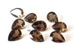 Natural Smoky Quartz 3×5 mm Pear Cut Faceted – AAA Quality Smoky Quartz Pear 3x5mm