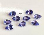 Natural Tanzanite 3×5 mm Pear Cut Faceted – AAA Quality Tanzanite Pear Faceted 3x5mm