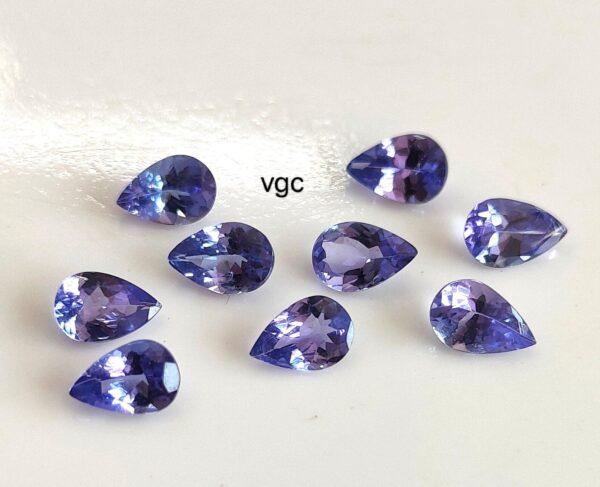 Natural Tanzanite 3×5 mm Pear Cut Faceted – AAA Quality Tanzanite Pear Faceted 3x5mm
