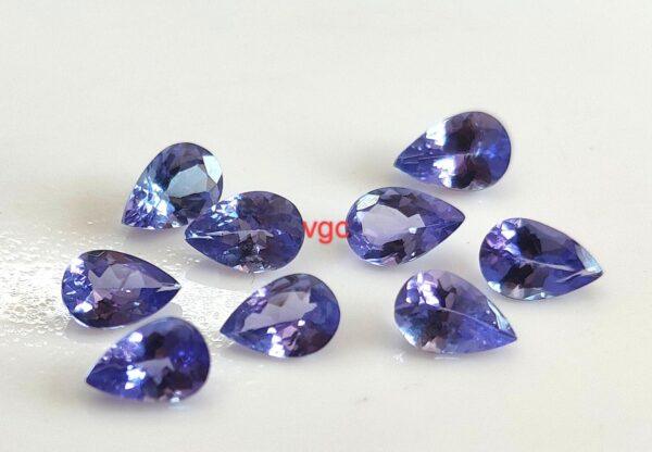 Natural Tanzanite 3×5 mm Pear Cut Faceted – AAA Quality Tanzanite Pear Faceted 3x5mm