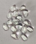 Natural White Topaz 4×6 mm Pear Cabochon – AAA Quality White Topaz Pear Cabochon 4x6mm