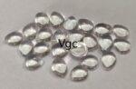 Natural White Topaz 4×6 mm Pear Cabochon – AAA Quality White Topaz Pear Cabochon 4x6mm