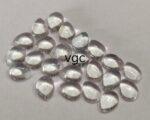 Natural White Topaz 4×6 mm Pear Cabochon – AAA Quality White Topaz Pear Cabochon 4x6mm