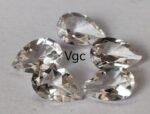 Natural White Topaz 5×8 mm Pear Faceted Cut – AAA Quality White Topaz Pear Faceted Cut 5x8mm