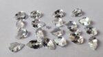 Natural White Topaz 4×6 mm Pear Faceted Cut – AAA Quality White Topaz Pear Faceted Cut 4x6mm