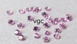 Natural Pink Sapphire 1 mm Round Diamond Faceted Cut – AAA Quality Pink Sapphire Round Diamond Cut 1mm