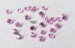 Natural Pink Sapphire 1 mm Round Diamond Faceted Cut – AAA Quality Pink Sapphire Round Diamond Cut 1mm