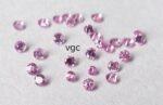 Natural Pink Sapphire 1 mm Round Diamond Faceted Cut – AAA Quality Pink Sapphire Round Diamond Cut 1mm