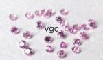 Natural Pink Sapphire 1 mm Round Diamond Faceted Cut – AAA Quality Pink Sapphire Round Diamond Cut 1mm