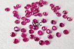 Natural Ruby 1 mm Round Diamond Faceted Cut – AAA Quality Ruby Round Diamond Cut 1mm
