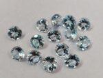 Natural Sky Blue Topaz 4 mm Round Faceted Cut – AAA Quality Sky Blue Topaz Round Faceted Cut 4mm