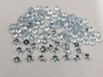 Natural Sky Blue Topaz 1.5 mm Round Faceted Cut – AAA Quality Sky Blue Topaz Round Faceted Cut 1.5mm
