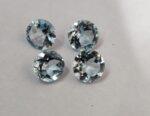 Natural Sky Blue Topaz 11 mm Round Faceted Cut – AAA Quality Sky Blue Topaz Round Faceted Cut 11mm