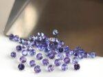 Natural Tanzanite 3 mm Round Cut Faceted – AAA Quality Tanzanite Round Faceted 3mm
