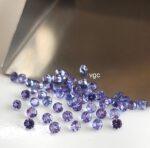 Natural Tanzanite 3 mm Round Cut Faceted – AAA Quality Tanzanite Round Faceted 3mm