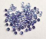 Natural Tanzanite 1 mm Round Cut Faceted – AAA Quality Tanzanite Round Faceted 1mm