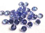 Natural Tanzanite 6 mm Round Cut Faceted – AAA Quality Tanzanite Round Faceted 6mm