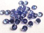Natural Tanzanite 6 mm Round Cut Faceted – AAA Quality Tanzanite Round Faceted 6mm