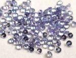 Natural Tanzanite 1 mm Round Cut Faceted – AAA Quality Tanzanite Round Faceted 1mm