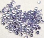 Natural Tanzanite 1 mm Round Cut Faceted – AAA Quality Tanzanite Round Faceted 1mm