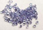 Natural Tanzanite 1 mm Round Cut Faceted – AAA Quality Tanzanite Round Faceted 1mm