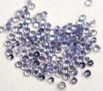 Natural Tanzanite 1 mm Round Cut Faceted – AAA Quality Tanzanite Round Faceted 1mm