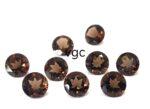 Natural Smoky Quartz 2 mm Round Cut Faceted – AAA Quality Smoky Quartz Round 2mm