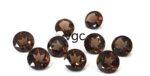 Natural Smoky Quartz 2 mm Round Cut Faceted – AAA Quality Smoky Quartz Round 2mm