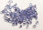 Natural Tanzanite 1 mm Round Cut Faceted – AAA Quality Tanzanite Round Faceted 1mm