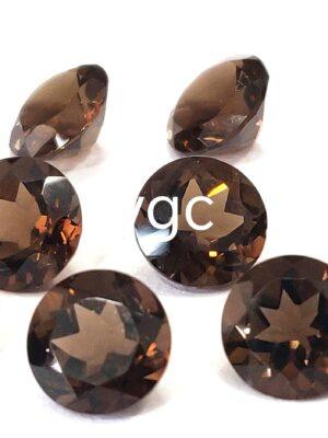 Natural Smoky Quartz 1 mm Round Cut Faceted – AAA Quality Smoky Quartz Round 1mm