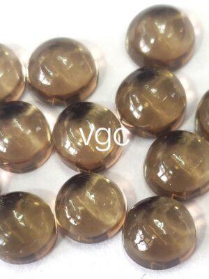 Natural Smoky Quartz 10 mm Round Cabochon – AAA Quality Smoky Quartz Round 10mm