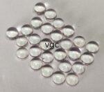 Natural White Topaz 4 mm Round Cabochon – AAA Quality White Topaz Round Cabochon 4mm