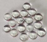 Natural White Topaz 6 mm Round Cabochon – AAA Quality White Topaz Round Cabochon 6mm