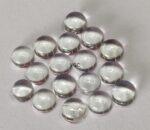 Natural White Topaz 6 mm Round Cabochon – AAA Quality White Topaz Round Cabochon 6mm