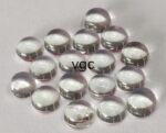 Natural White Topaz 6 mm Round Cabochon – AAA Quality White Topaz Round Cabochon 6mm