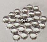 Natural White Topaz 6 mm Round Cabochon – AAA Quality White Topaz Round Cabochon 6mm
