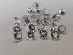 Natural White Topaz 3.5 mm Round Faceted Cut – AAA Quality White Topaz Round Faceted Cut 3.5mm
