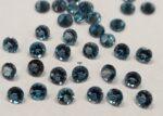Natural London Blue Topaz 3.5 mm Round Faceted Cut – AAA Quality London Blue Topaz Round Faceted Cut 3.5mm