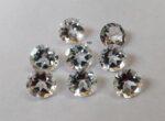 Natural White Topaz 9 mm Round Faceted Cut – AAA Quality White Topaz Round Faceted Cut 9mm