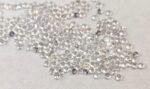 Natural White Topaz 1 mm Round Faceted Cut – AAA Quality White Topaz Round Faceted Cut 1mm