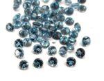 Natural London Blue Topaz 2.5 mm Round Faceted Cut – AAA Quality London Blue Topaz Round Faceted Cut 2.5mm