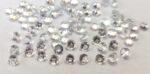 Natural White Topaz 2.5 mm Round Faceted Cut – AAA Quality White Topaz Round Faceted Cut 2.5mm