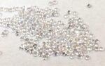 Natural White Topaz 1 mm Round Faceted Cut – AAA Quality White Topaz Round Faceted Cut 1mm